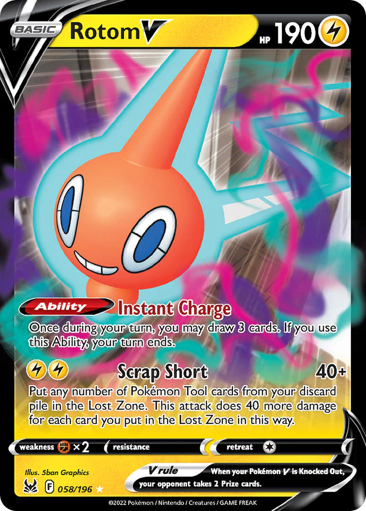 Lost Origin 058 Rotom V