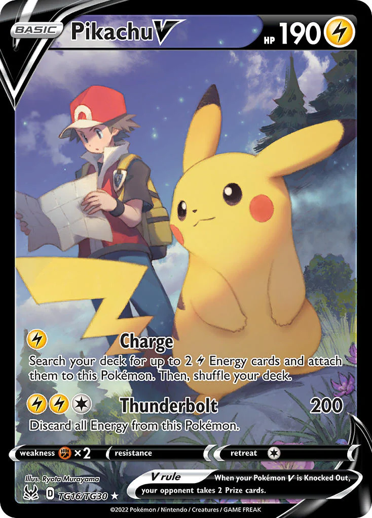 Lost Origin TG16 Pikachu V