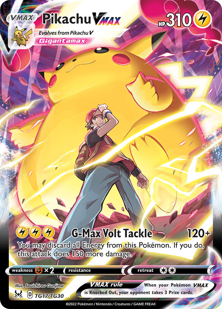Lost Origin TG17 Pikachu VMAX