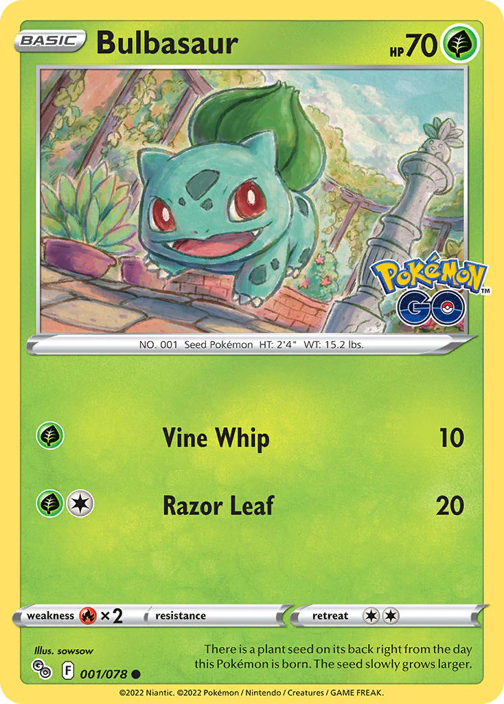Pokemon GO 001 Bulbasaur