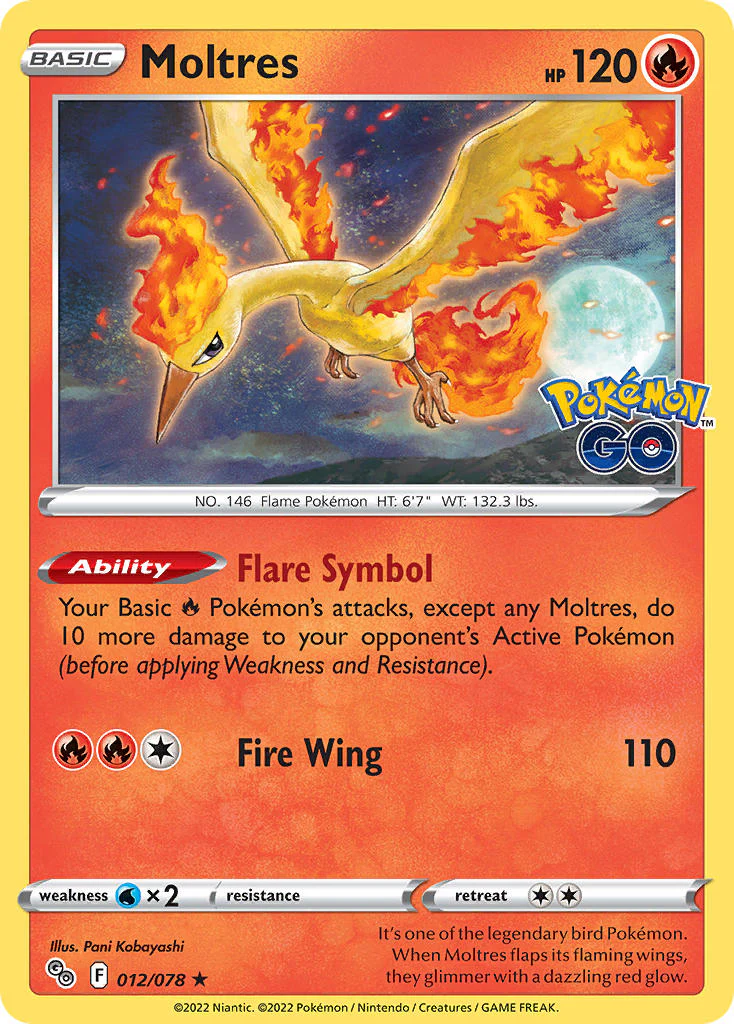 Pokemon GO 012 Moltres