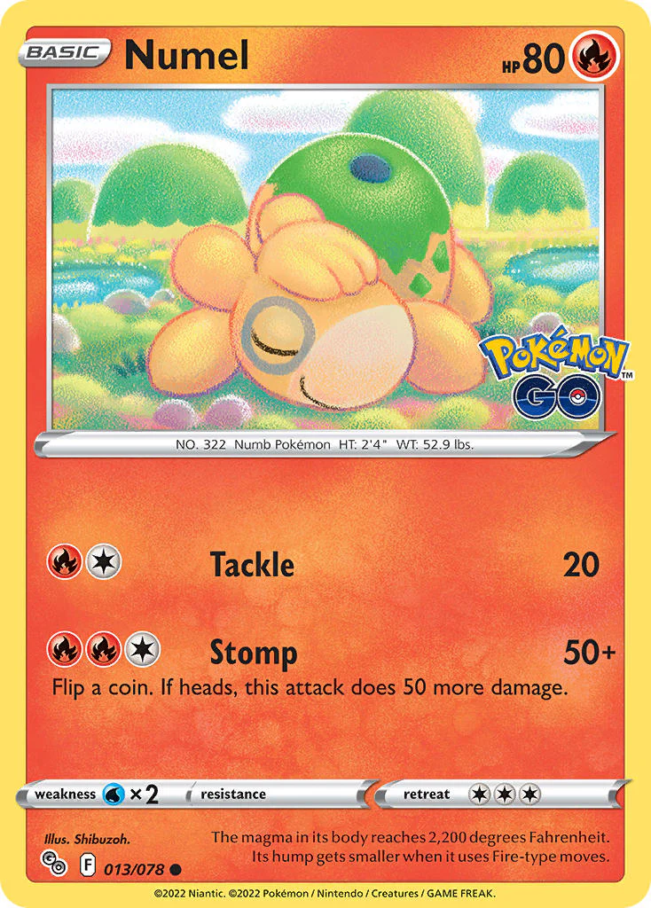 Pokemon GO 013 Numel