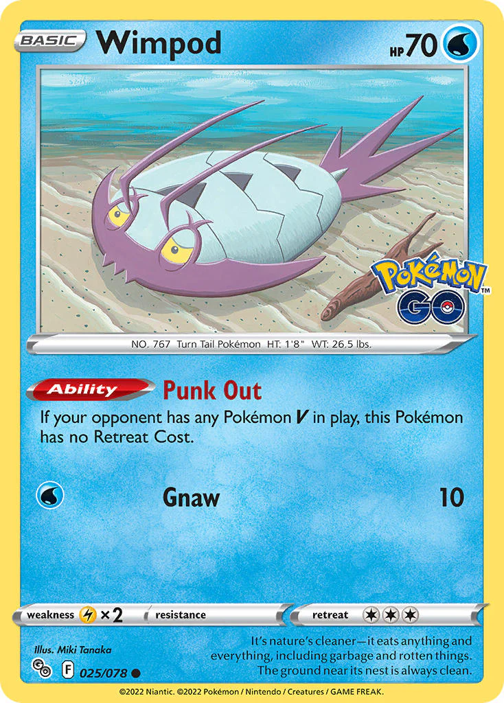 Pokemon GO 025 Wimpod