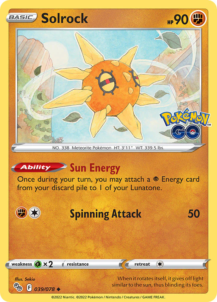 Pokemon GO 039 Solrock