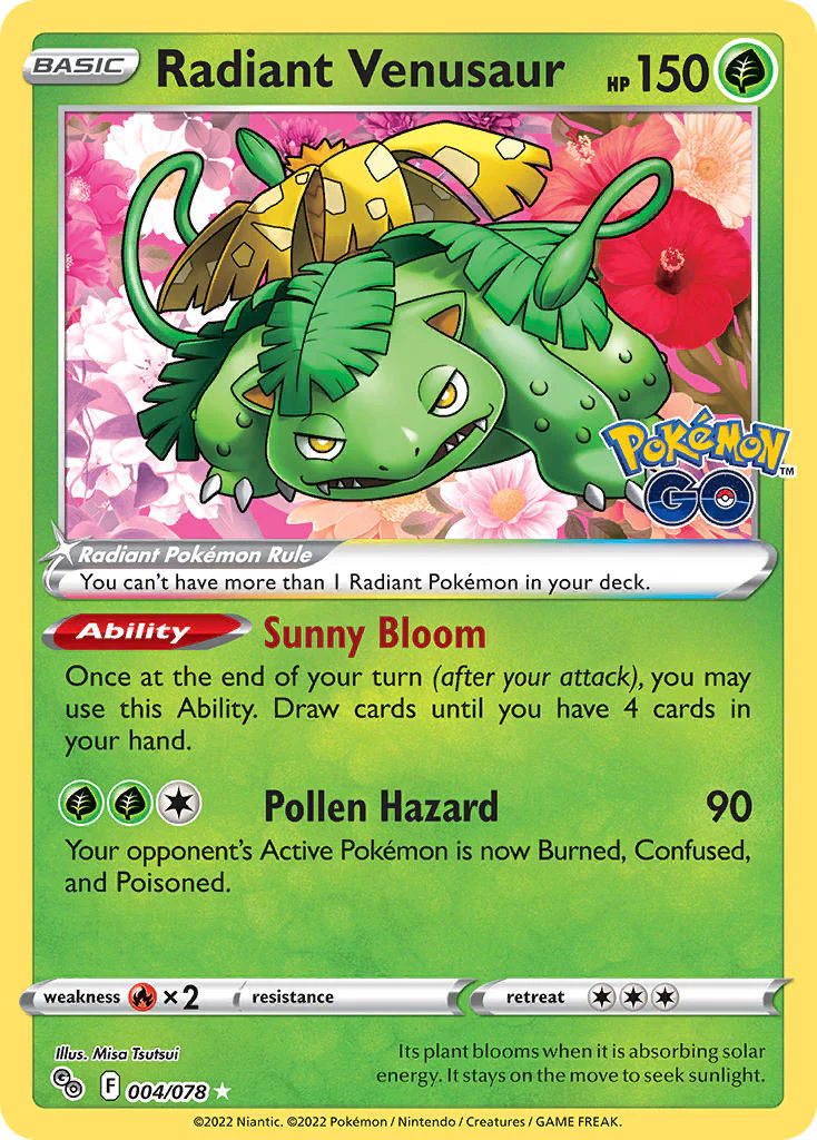 Pokemon GO 004 Radiant Venusaur