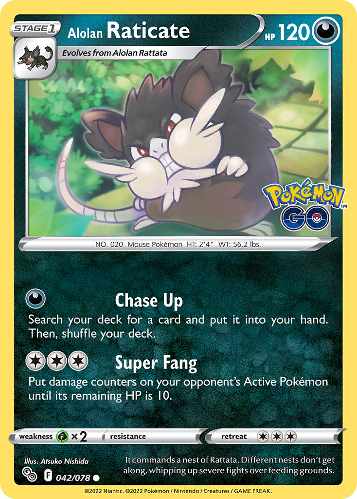 Pokemon GO 042 Alolan Raticate