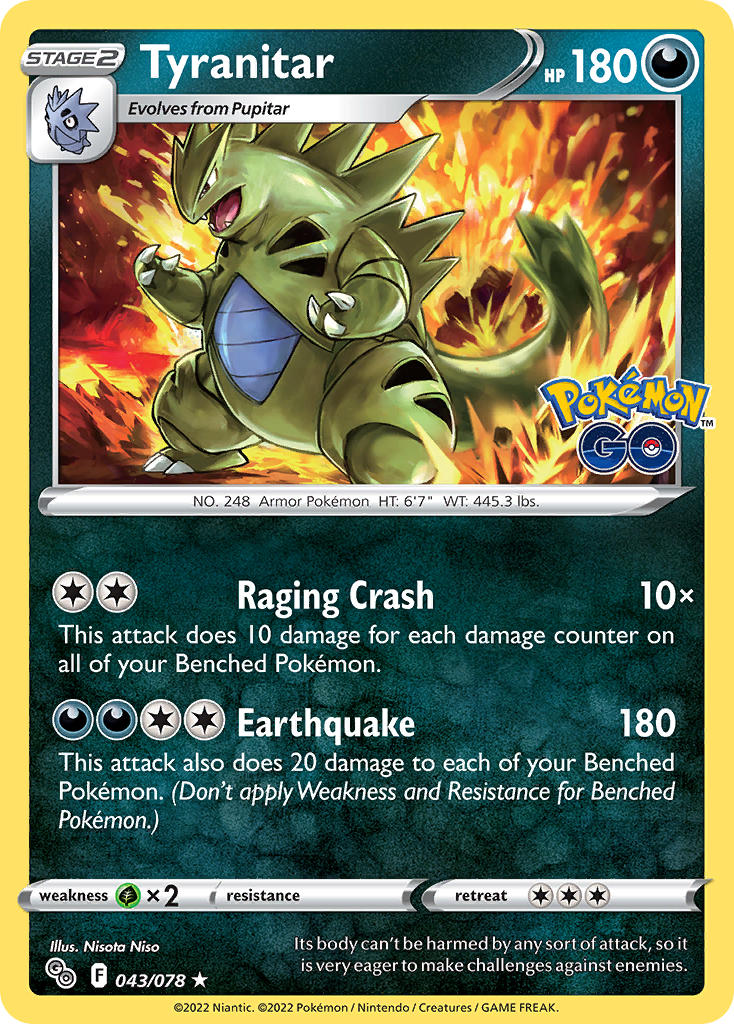 Pokemon GO 043 Tyranitar