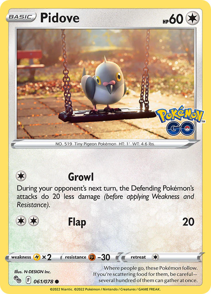 Pokemon GO 061 Pidove