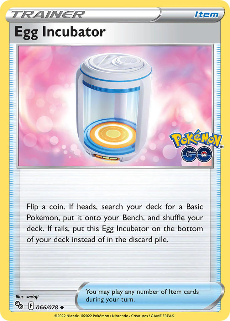 Pokemon GO 066 Egg Incubator