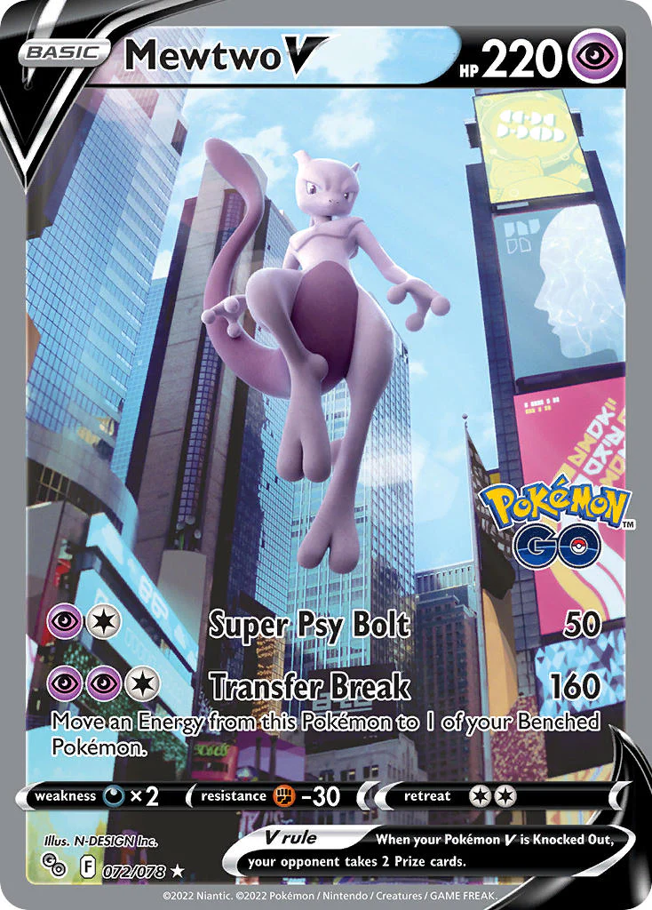 Pokemon GO 072 Mewtwo V