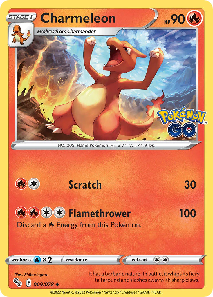 Pokemon GO 009 Charmeleon