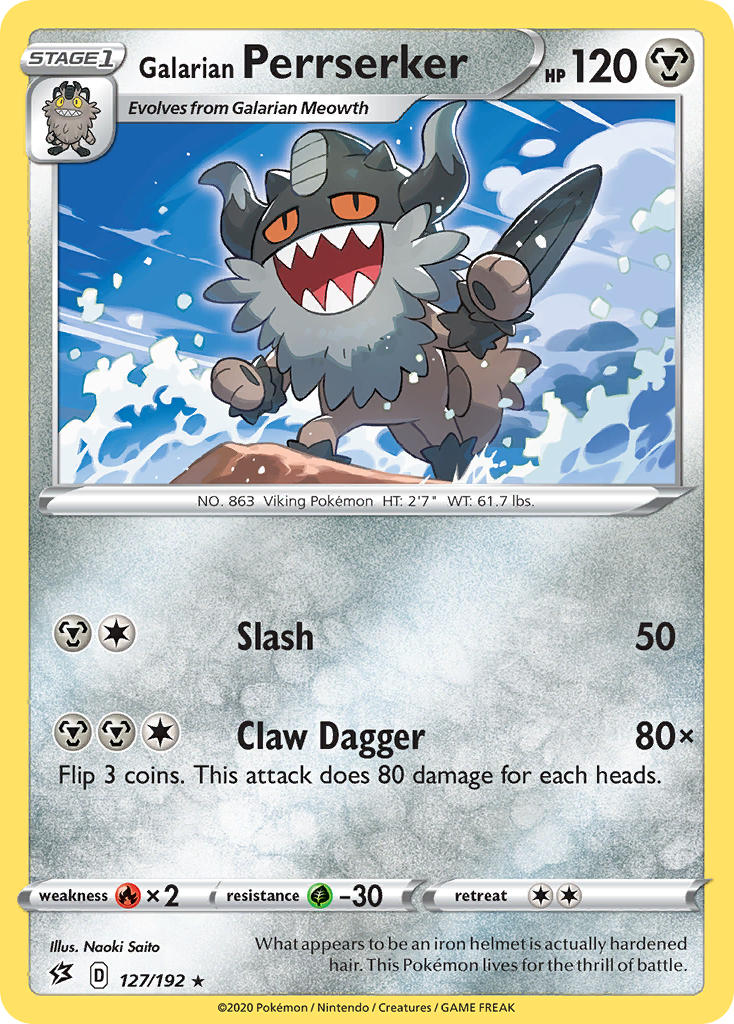Rebel Clash 127 Galarian Perrserker