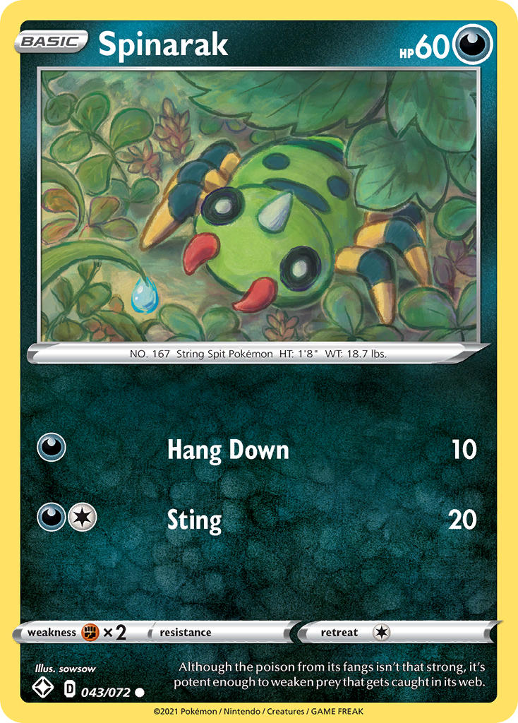 Shining Fates 043 Spinarak