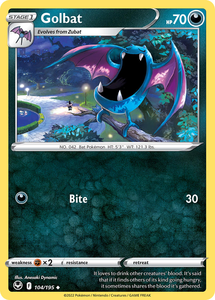 Silver Tempest 104 Golbat