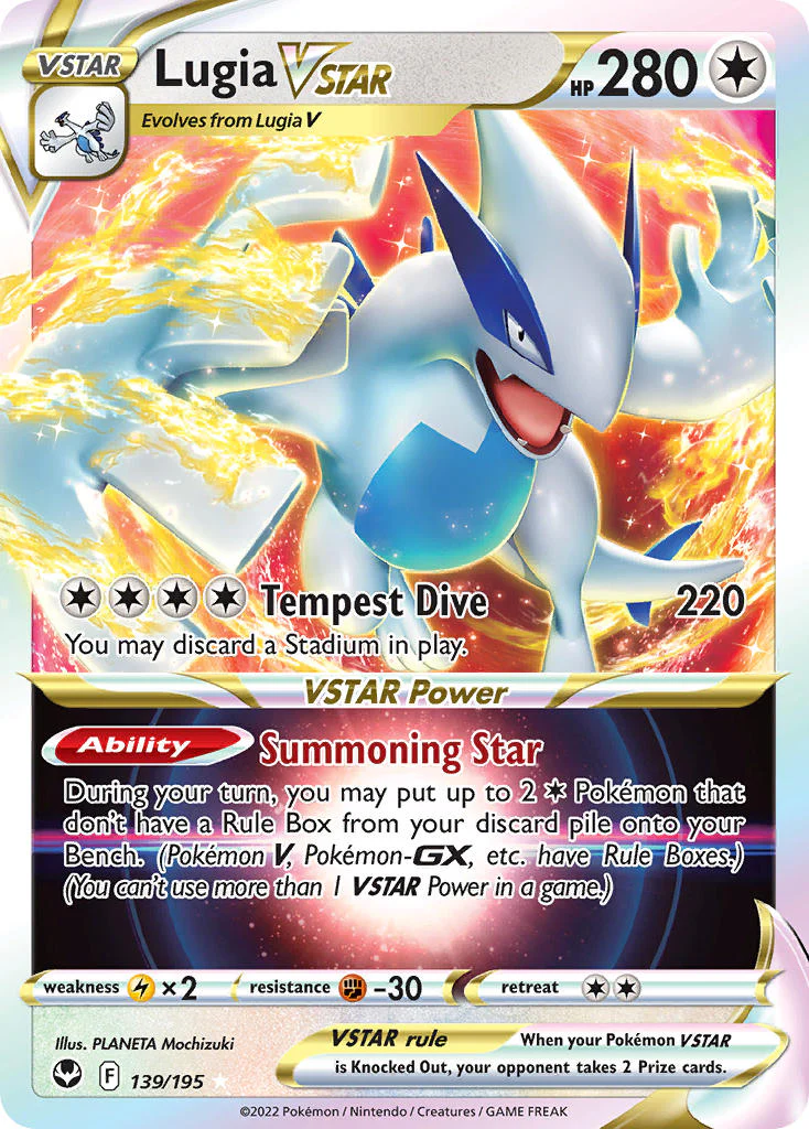 Silver Tempest 139 Lugia VSTAR