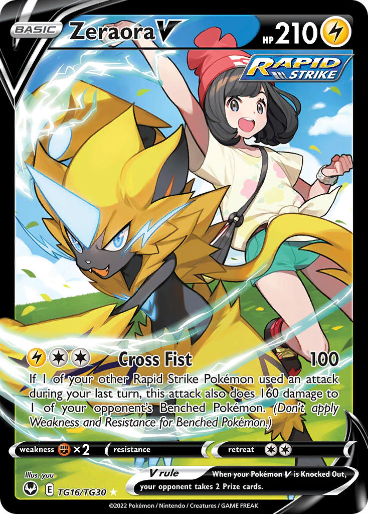 Silver Tempest TG16 Zeraora V