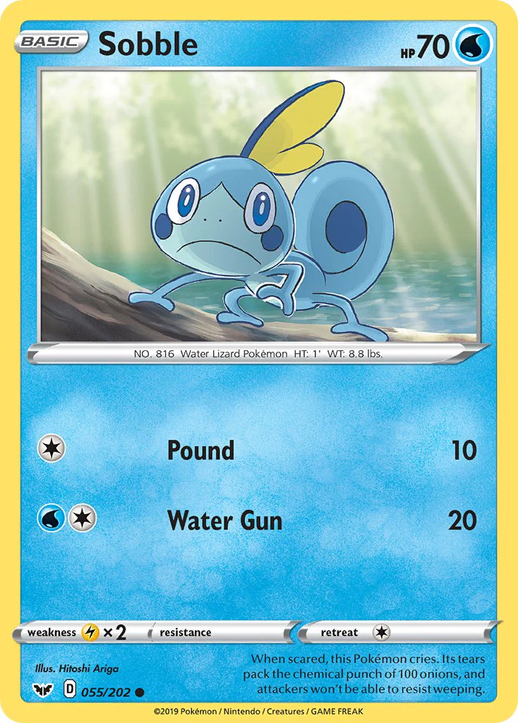 Sword and Shield 055 Sobble
