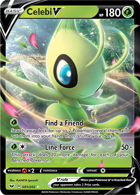 Sword and Shield Base 001 Celebi V