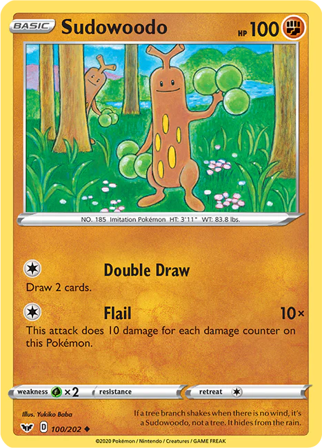 Sword and Shield Base 100 Sudowoodo