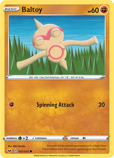 Sword and Shield Base 102 Baltoy