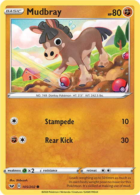 Sword and Shield Base 105 Mudbray