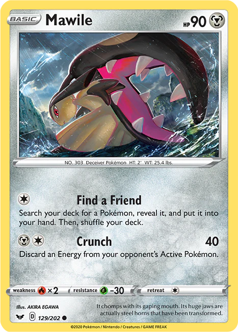 Sword and Shield Base 129 Mawile