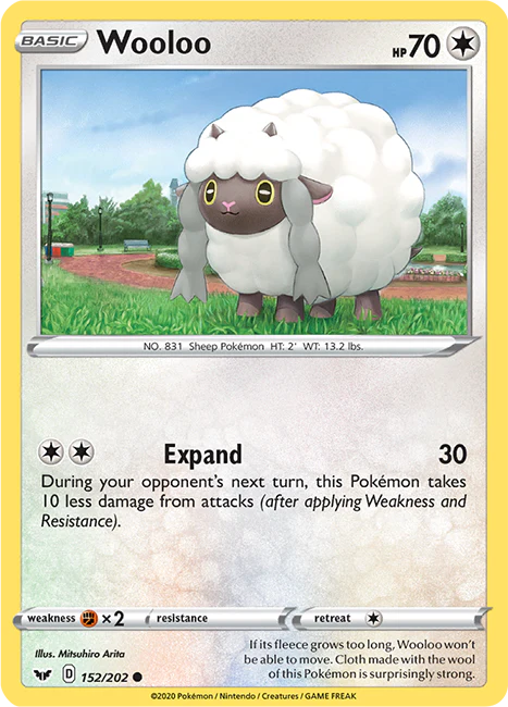 Sword and Shield Base 152 Wooloo