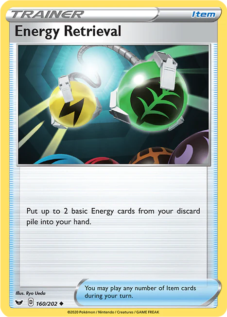 Sword and Shield Base 160 Energy Retrieval