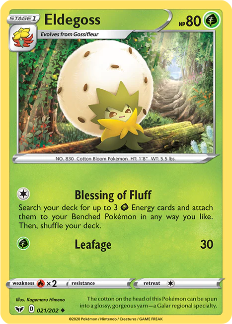 Sword and Shield Base 021 Eldegoss