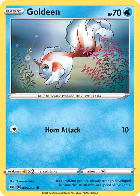 Sword and Shield Base 045 Goldeen