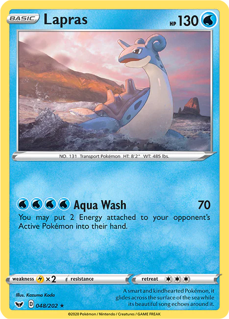 Sword and Shield Base 048 Lapras