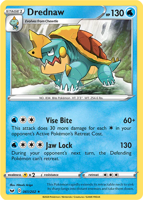 Sword and Shield Base 061 Drednaw