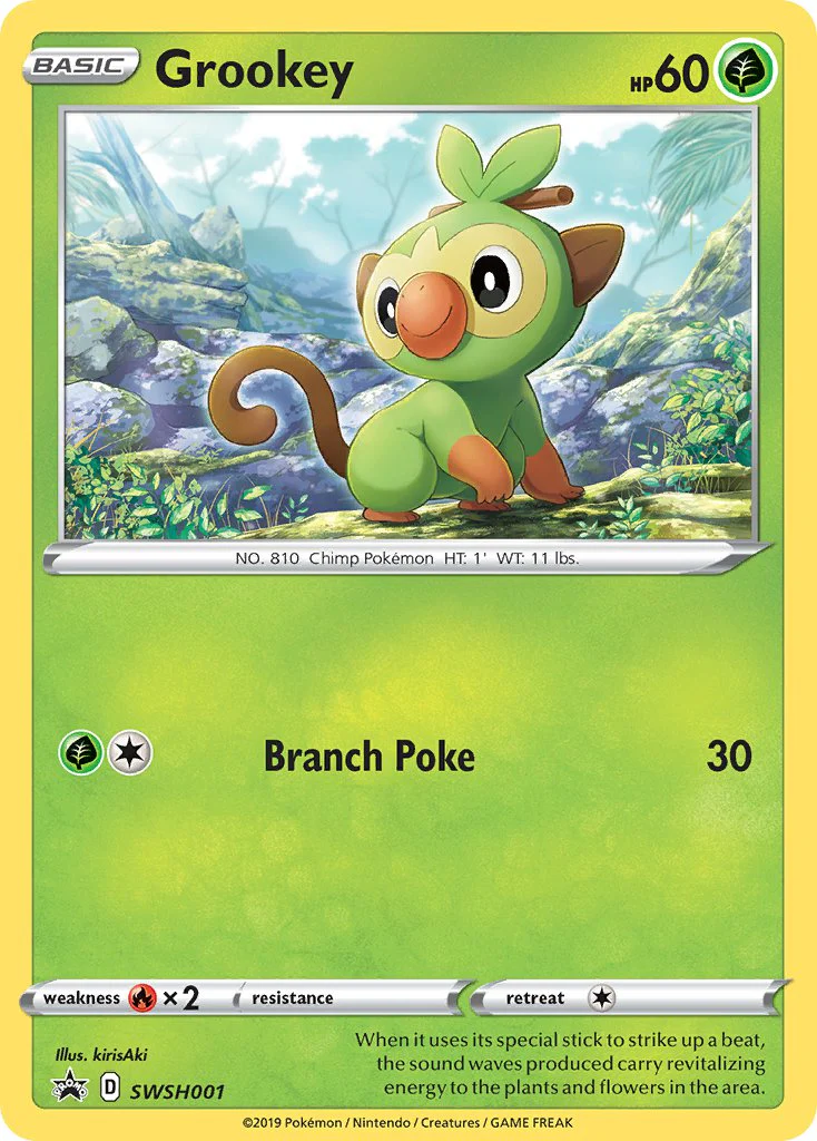 SWSH Black Star Promos 001 Grookey