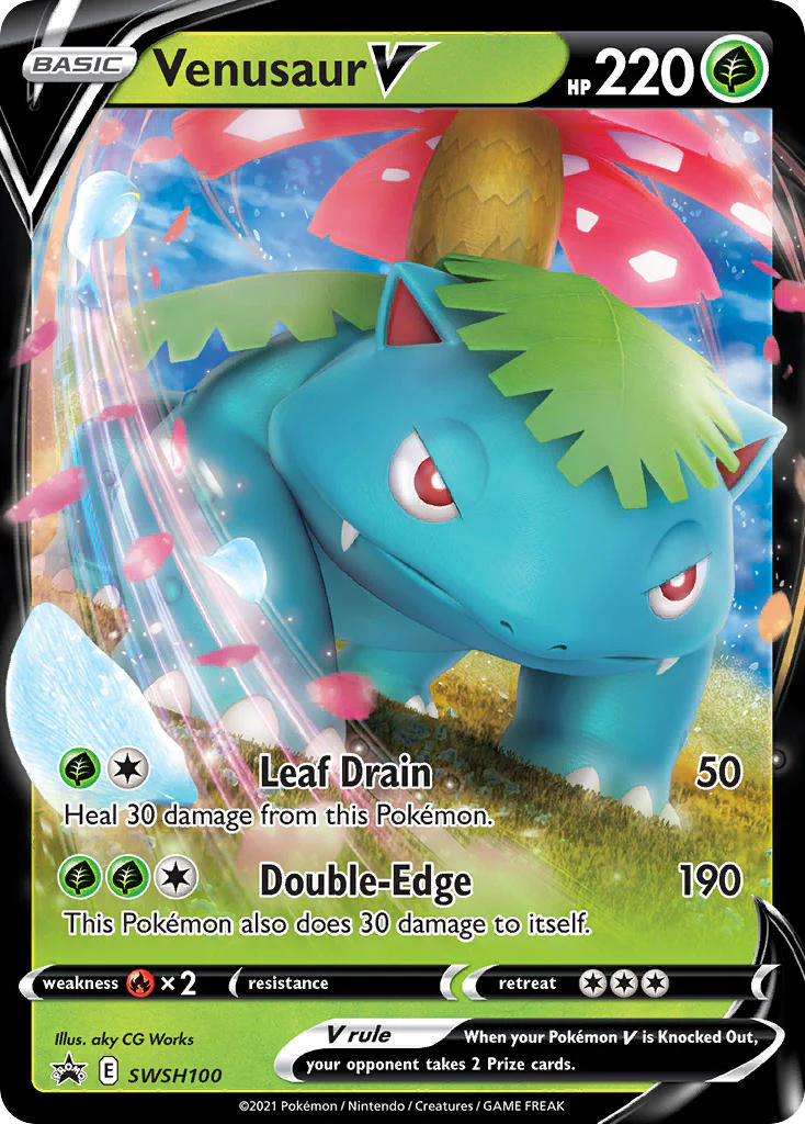 SWSH Black Star Promos 100 Venusaur V