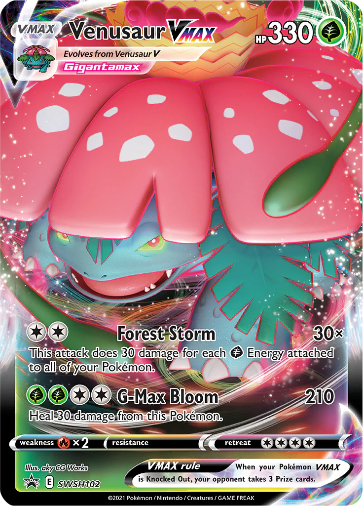 SWSH Black Star Promos 102 Venusaur VMAX
