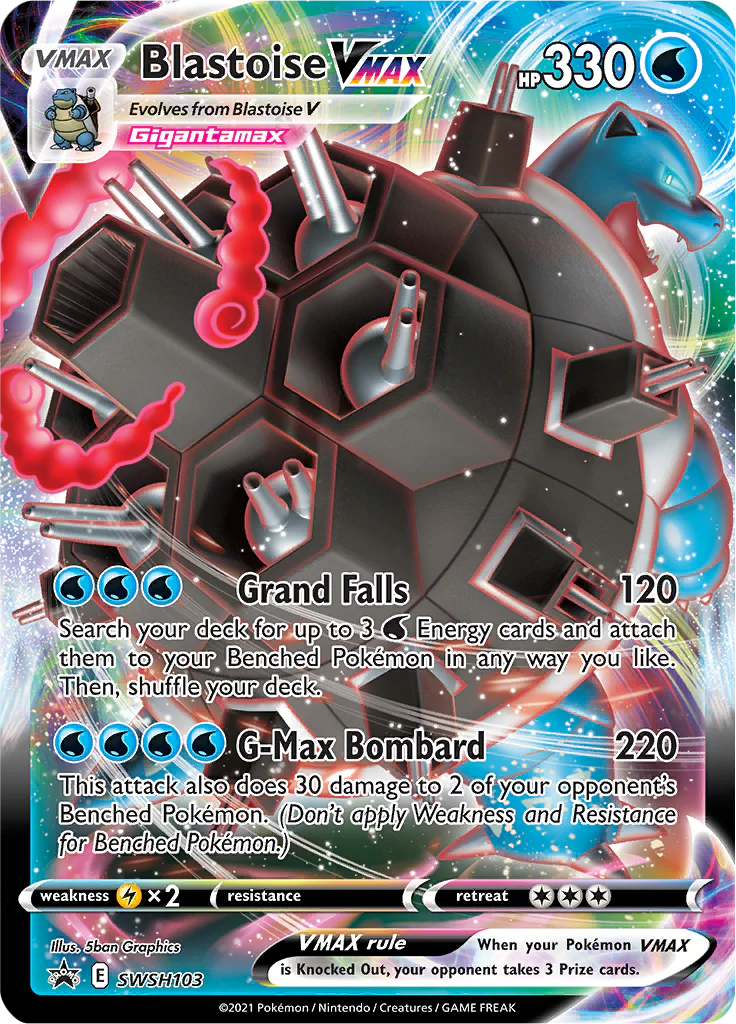 SWSH Black Star Promos 103 Blastoise VMAX