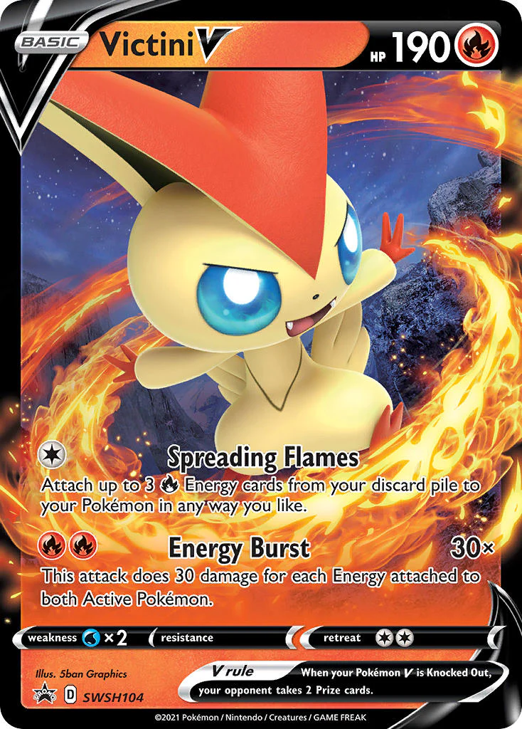 SWSH Black Star Promos 104 Victini V