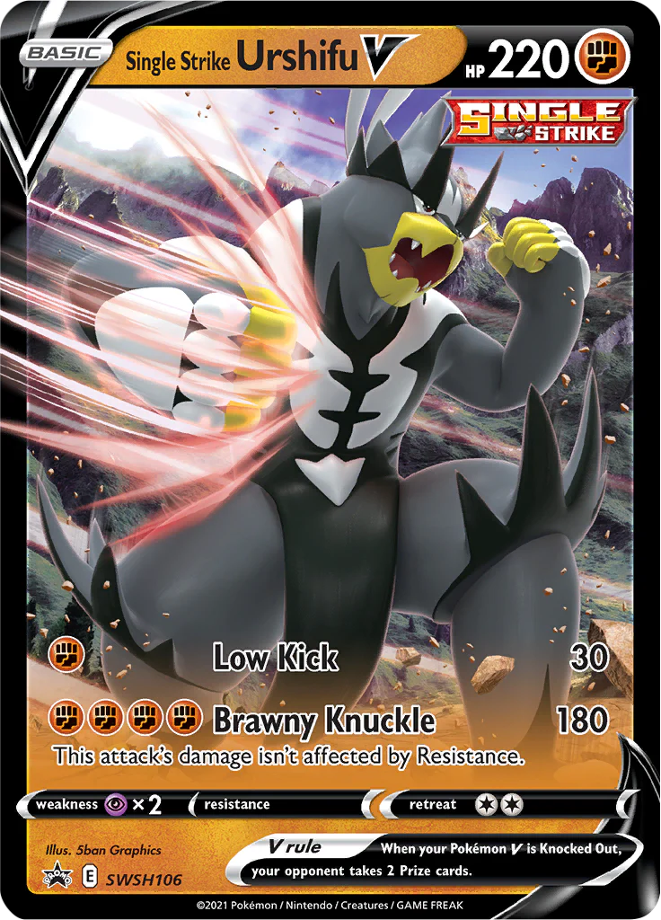 SWSH Black Star Promos 106 Single Strike Urshifu V