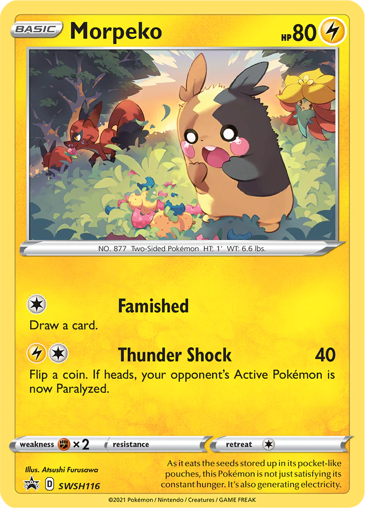 SWSH Black Star Promos 116 Morpeko