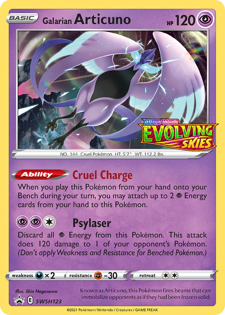 SWSH Black Star Promos 123 Galarian Articuno