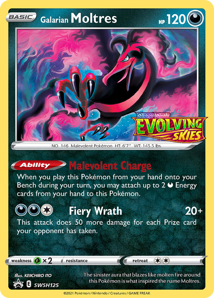 SWSH Black Star Promos 125 Galarian Moltres