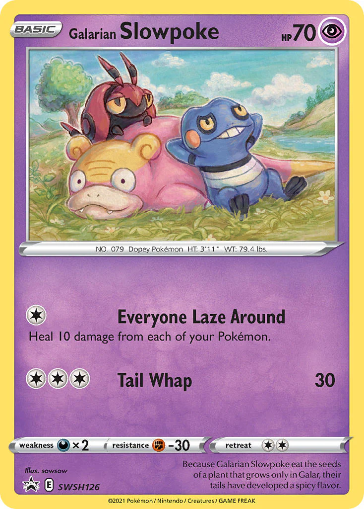 SWSH Black Star Promos 126 Galarian Slowpoke