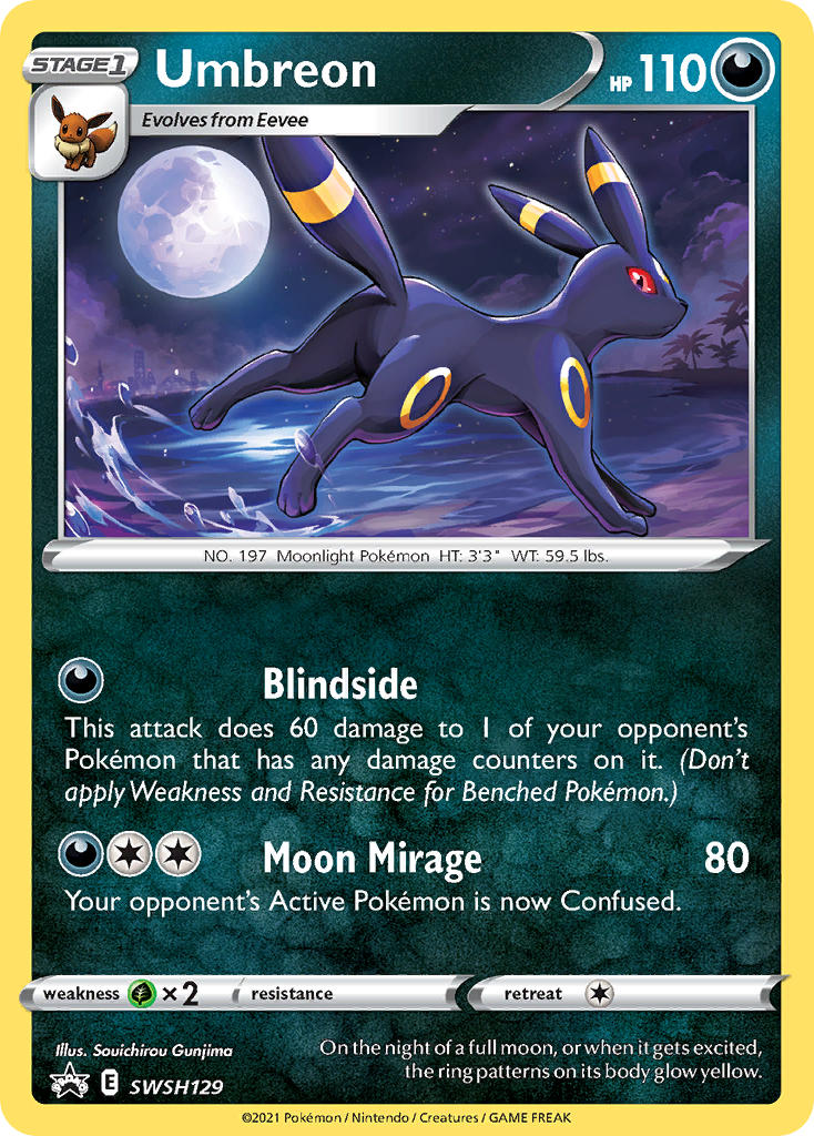 SWSH Black Star Promos 129 Umbreon