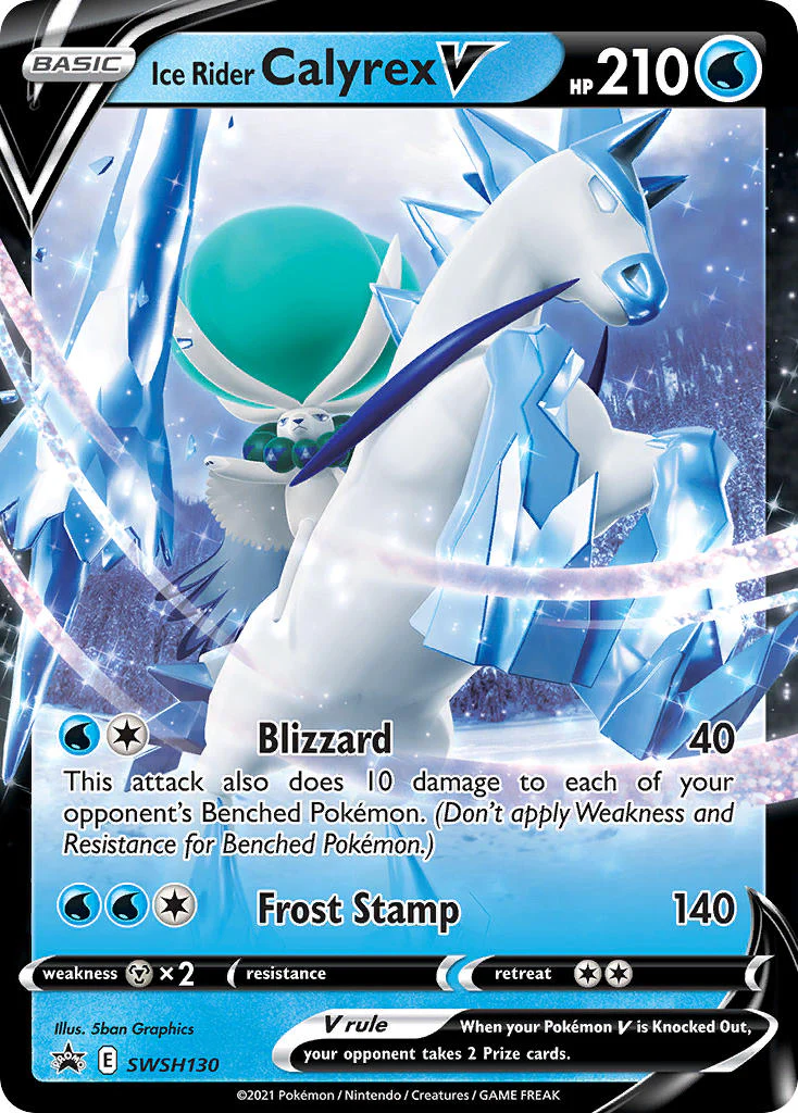 SWSH Black Star Promos 130 Ice Rider Calyrex V
