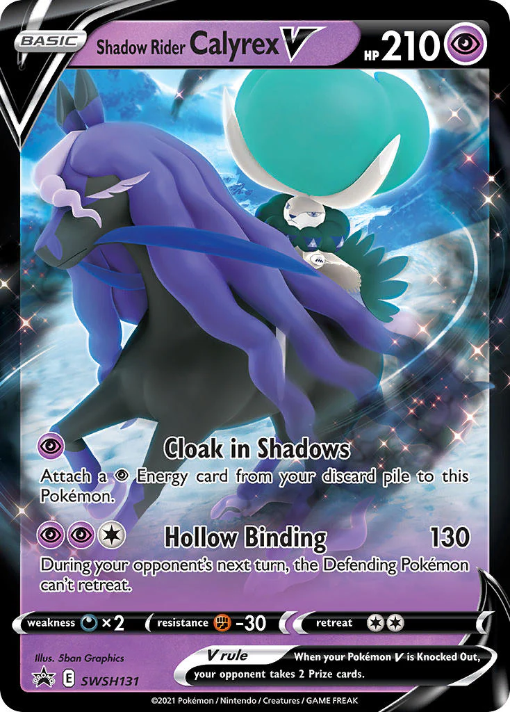 SWSH Black Star Promos 131 Shadow Rider Calyrex V