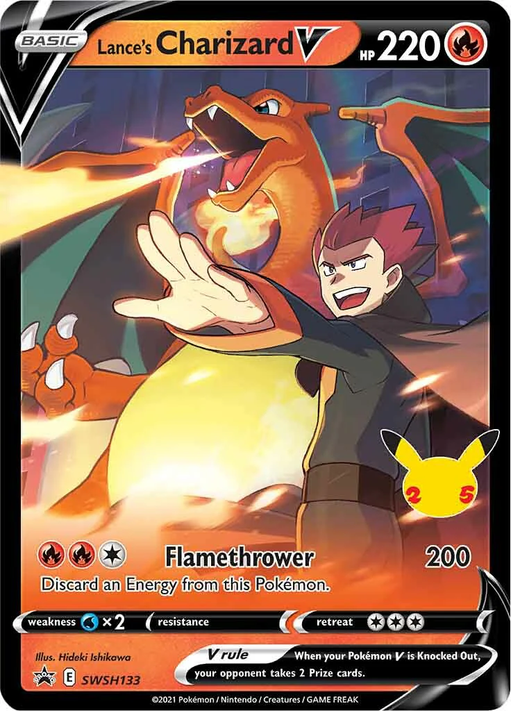 SWSH Black Star Promos 133 Lance's Charizard V