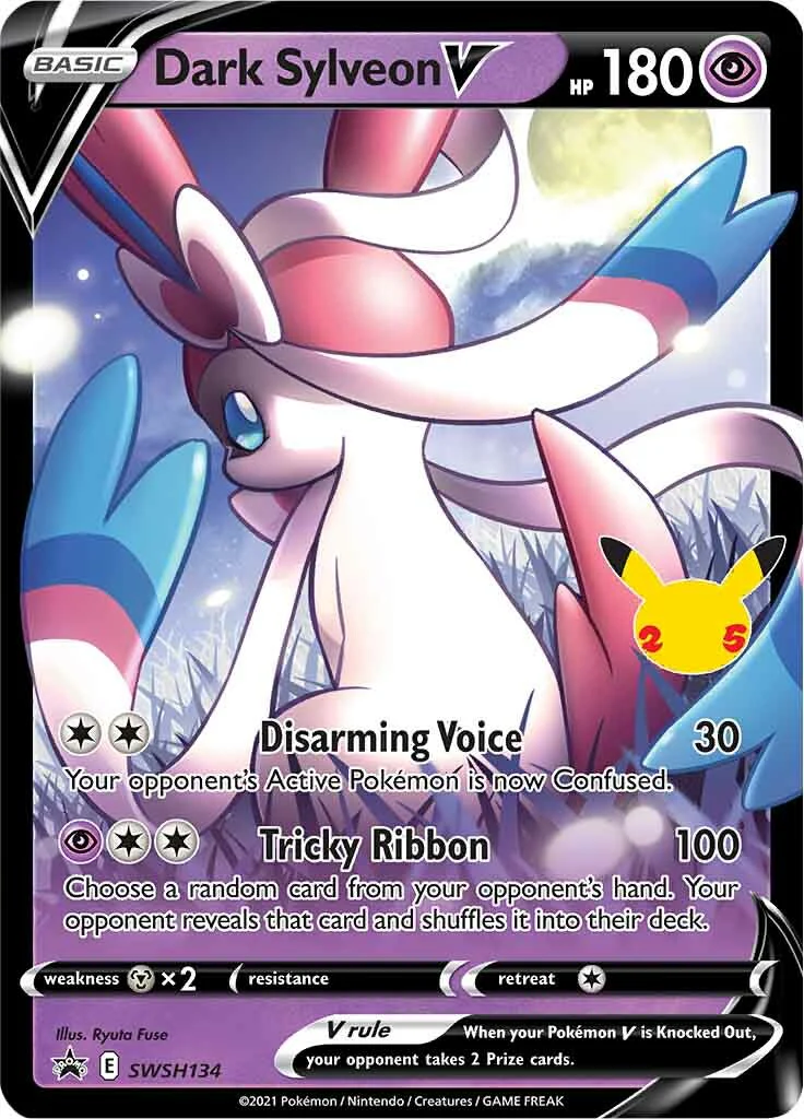 SWSH Black Star Promos 134 Dark Sylveon V