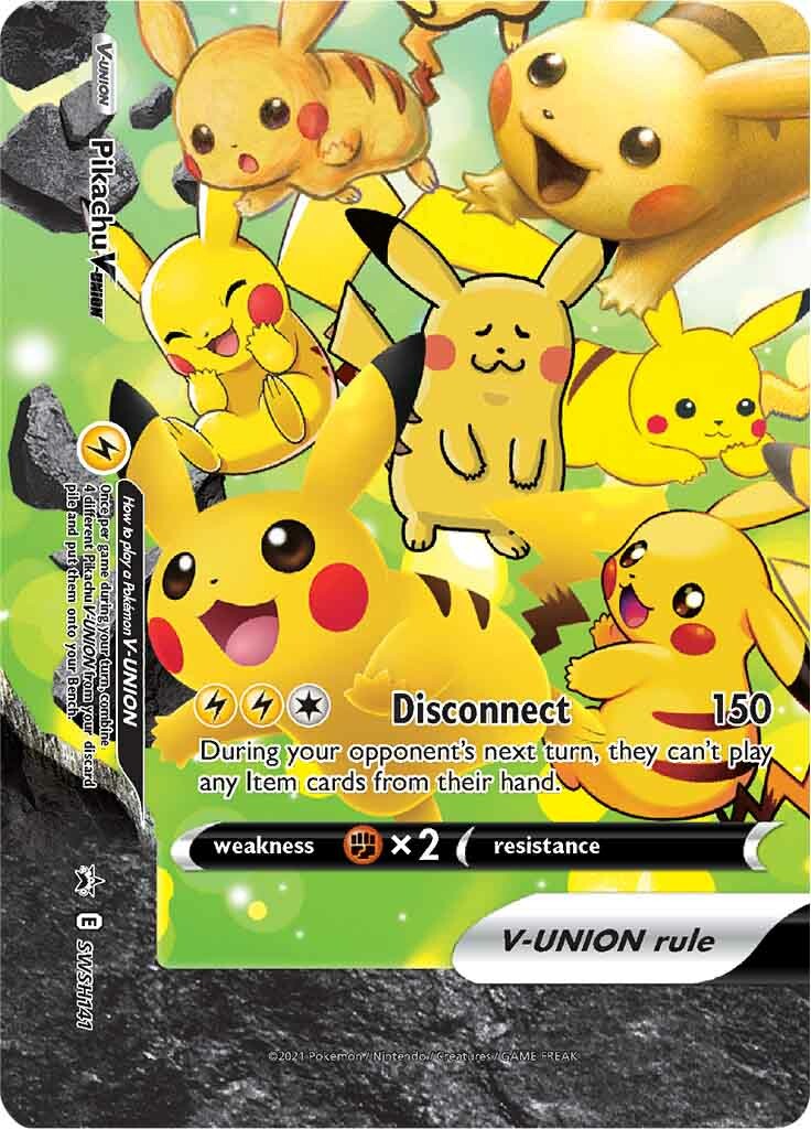 SWSH Black Star Promos 141 Pikachu V-Union