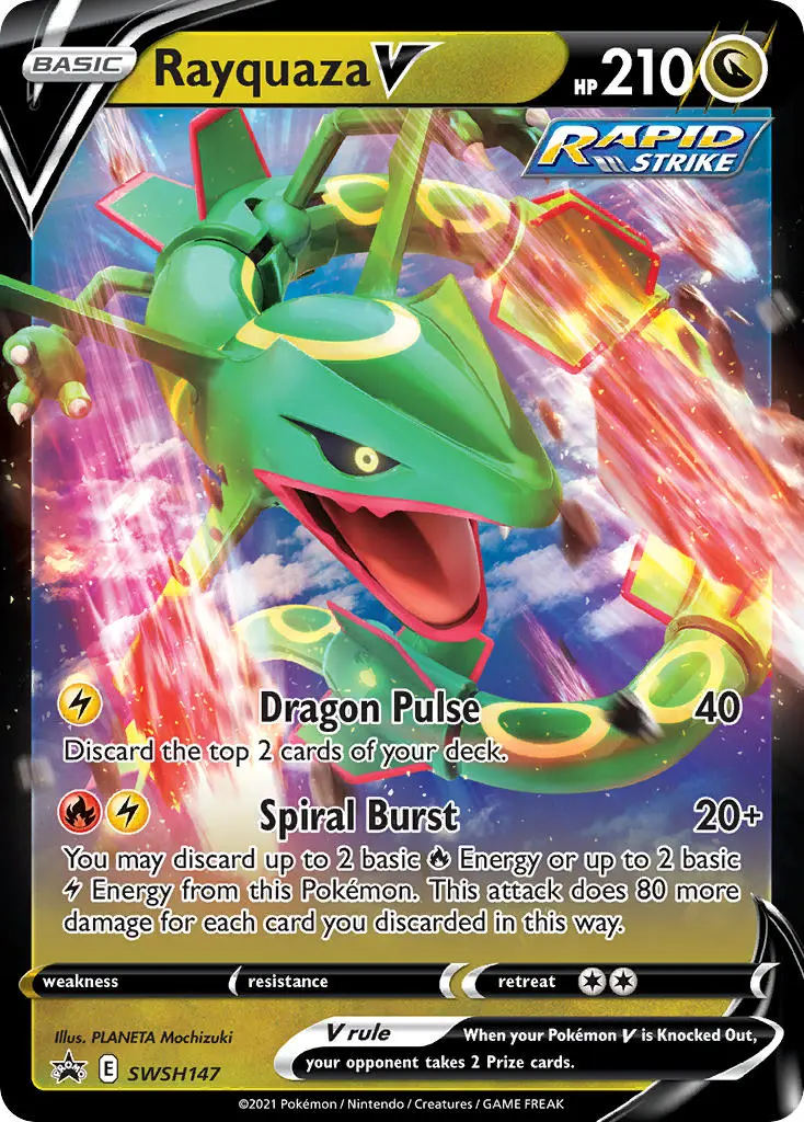 SWSH Black Star Promos 147 Rayquaza V