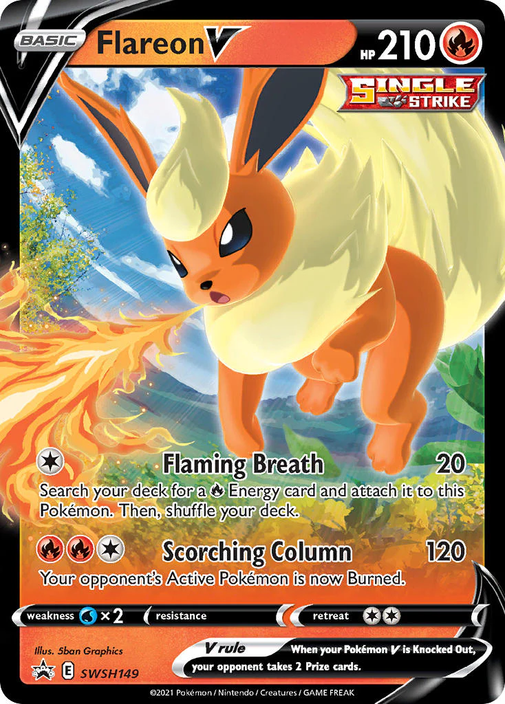 SWSH Black Star Promos 149 Flareon V